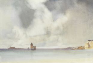 Sir William Russell Flint, RA, PRWS (British, 1880-1969) 'The little estuary'