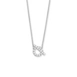 HERM&#200;S: A WHITE GOLD AND DIAMOND FINESSE PENDANT NECKLACE 2021 (includes presentation box, g...