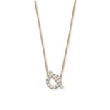 HERM&#200;S: A ROSE GOLD AND DIAMOND FINESSE PENDANT NECKLACE 2021 (includes presentation box, ge...