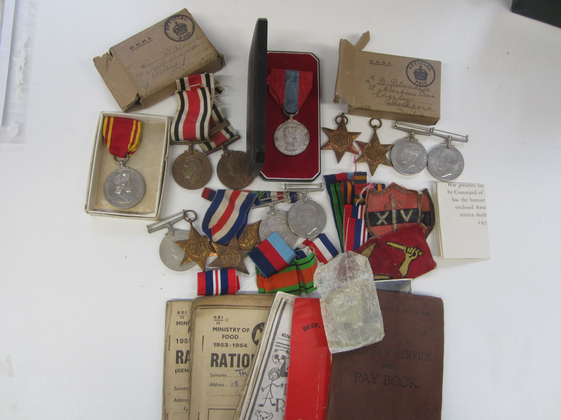 Assorted Medals,
