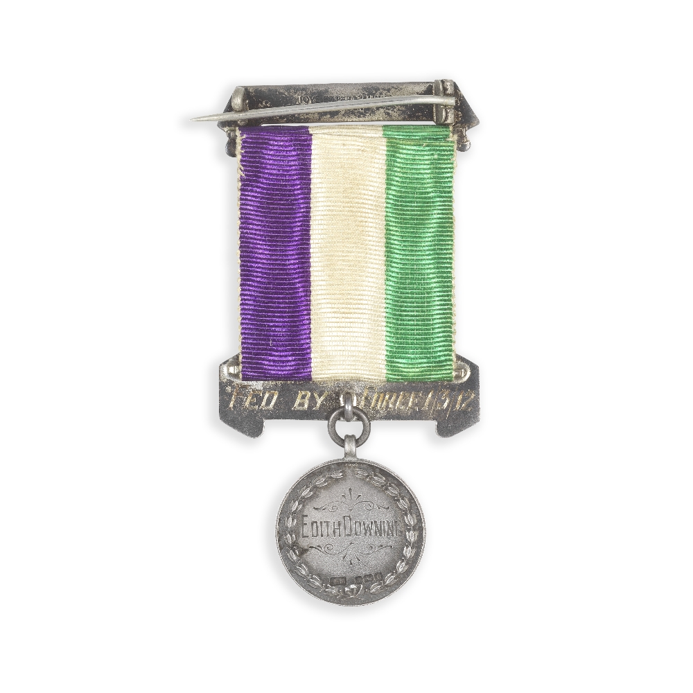 DOWNING (EDITH) Hunger-strike medal awarded by the WSPU to Edith Downing, [1912] - Image 5 of 5