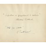ALBUM &#8211; CONSTANCE MARSDEN Autograph album of photographer Constance B. J. Marsden of Redcli...