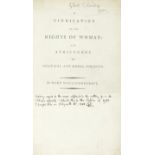 WOLLSTONECRAFT (MARY) A Vindication of the Rights of Woman with Strictures on Political and Moral...