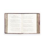 TIGHE (MARY) Manuscript notebook titled 'Sonnets', on the first leaf, containing some 140 poems, ...