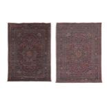 A Pair of Kashan carpets Central Persia 413cm x 310cm