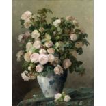 Pierre Camille Gontier (French, active 1863-1884) Still life of pink peonies