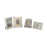 A collection of fourteen silver photograph frames various make's and dates (14)