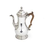 A George III silver coffee pot Thomas Freeman & John Marshall, London 1764