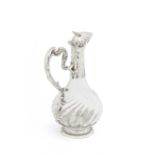 A French silver mounted glass claret jug Lebrun & Fromont