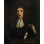 British School, 17th/18th Century Portrait of a gentleman half length in armour, believed to be T...