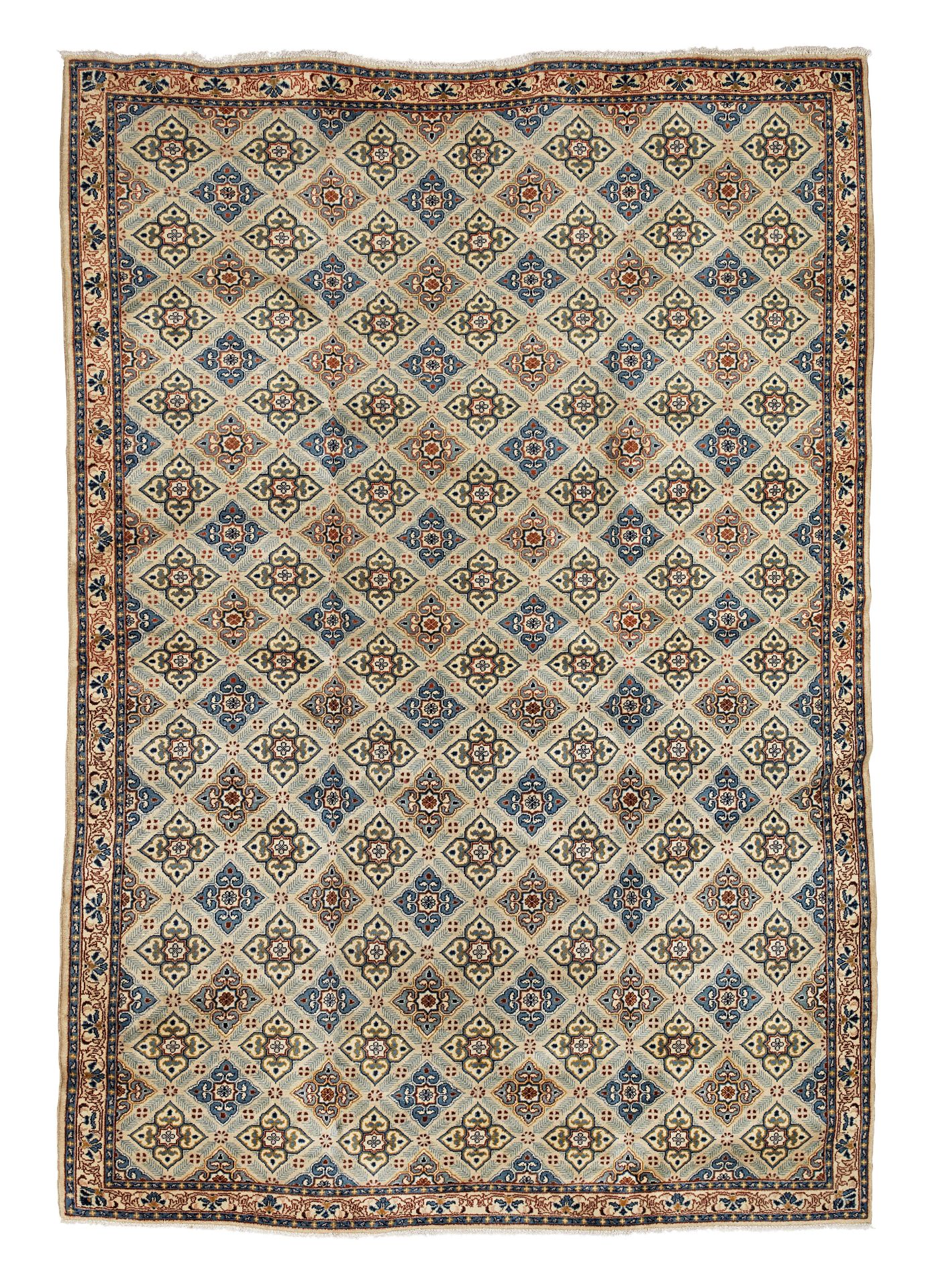 A South Central Persian carpet c.1940, possibly Nain 298cm x 203cm