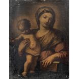 Roman School, 17th Century The Madonna and Child unframed