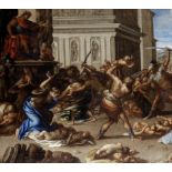 Attributed to Angelo Caroselli (Rome 1585-1652) The Massacre of the Innocents