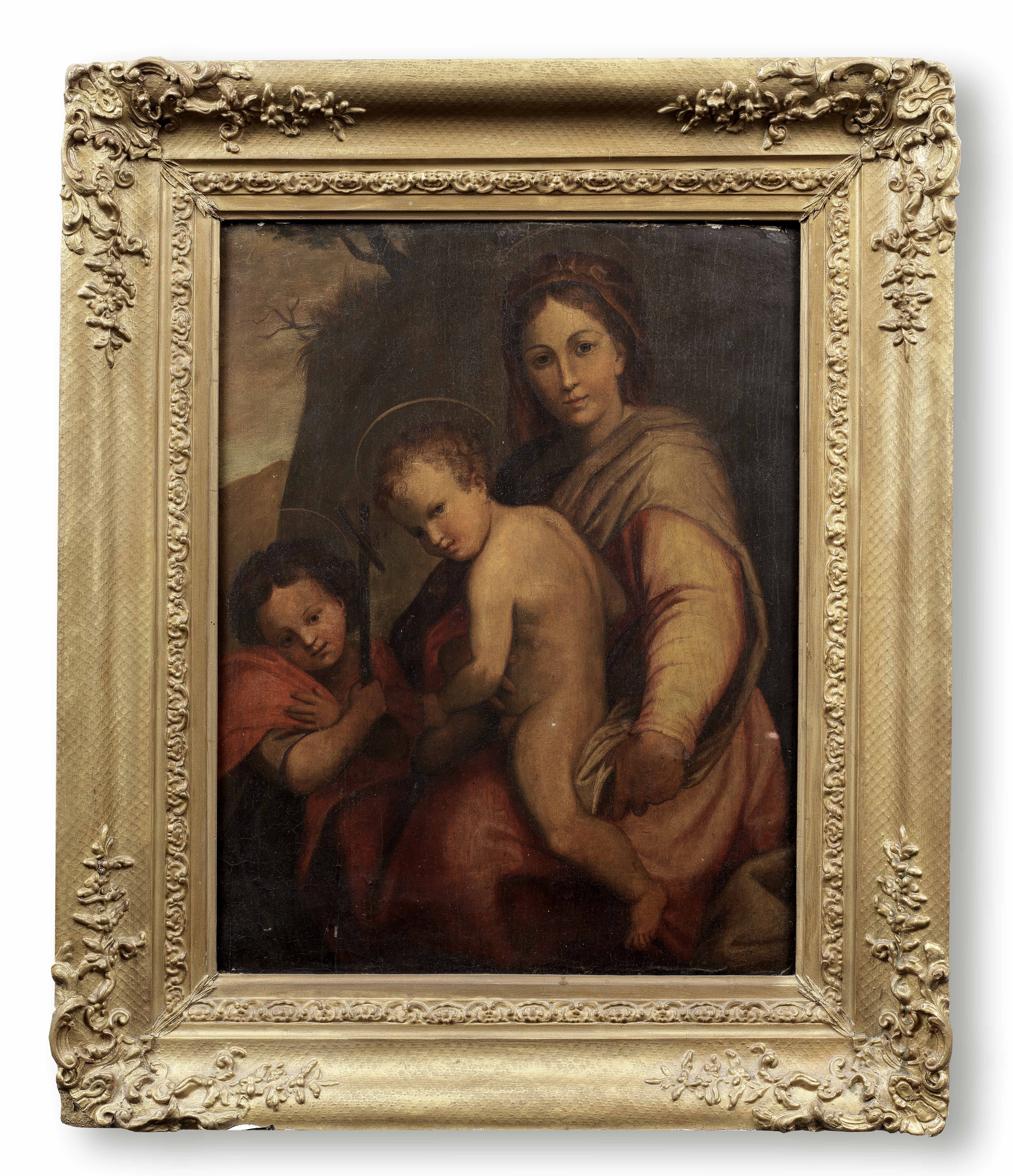 After Andrea del Sarto, 18th Century The Madonna and Child with the Infant Saint John the Baptist