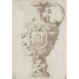 Bolognese School, late 18th Century Design for a vase unframed