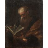 Lombard School, early 18th Century Old man reading a book unframed