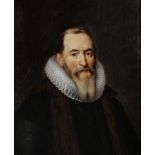 Studio of Michiel Jansz. van Miereveldt (Delft 1567-1641) Portrait of Johan Oldenbarneveldt, half...