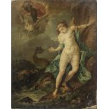 German School, 18th Century Perseus and Andromeda unframed