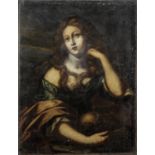 Follower of Giacinto Brandi (Poli 1623-1691 Rome) The Penitent Magdalene unframed