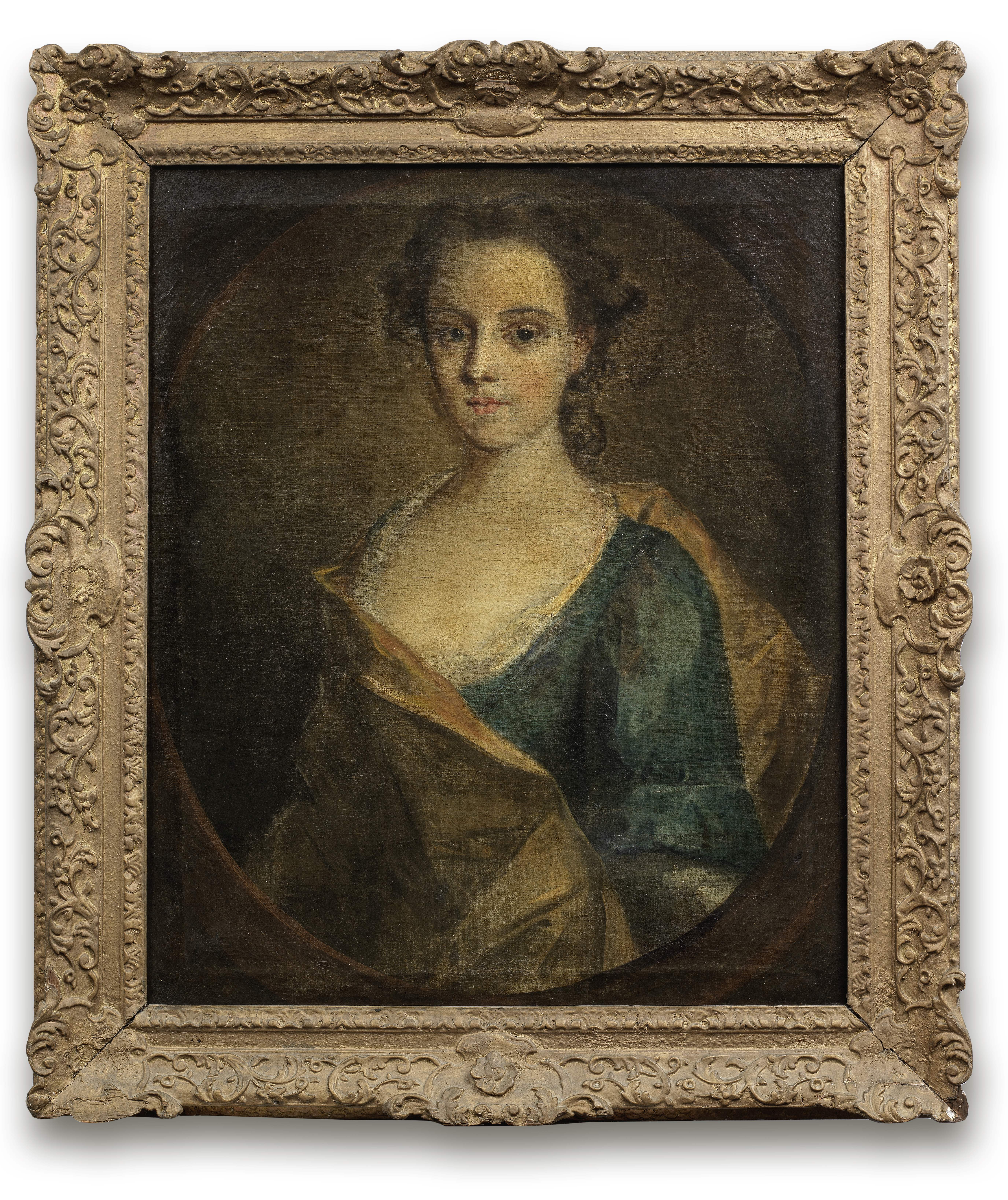 Philippe Mercier (Berlin 1689-1760 London) Portrait of Lady Mary Watson Wentworth, half-length, i...