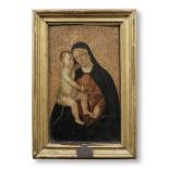 Attributed to Romano Antoniazzo (Rome circa 1435-circa 1508) The Madonna and Child
