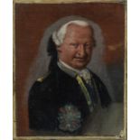 Attributed to Giovanni Paolo Panini (Piacenza circa 1692-1765 Rome) Portrait study of a dignitary...