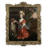 Circle of Jacob Huysmans (Antwerp 1633-1696 London) Portrait of a girl, traditionally identified ...