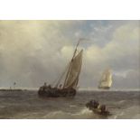 Petrus Paulus Schiedges (Dutch, 1812-1876) Heading out to sea