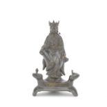 A BRONZE FIGURE OF GUANYIN Ming Dynasty or earlier