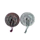 TWO BRONZE 'TWIN CARP' MIRRORS Song Dynasty (4)