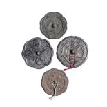 FOUR LOBED BRONZE MIRRORS Tang/Song Dynasty (4)