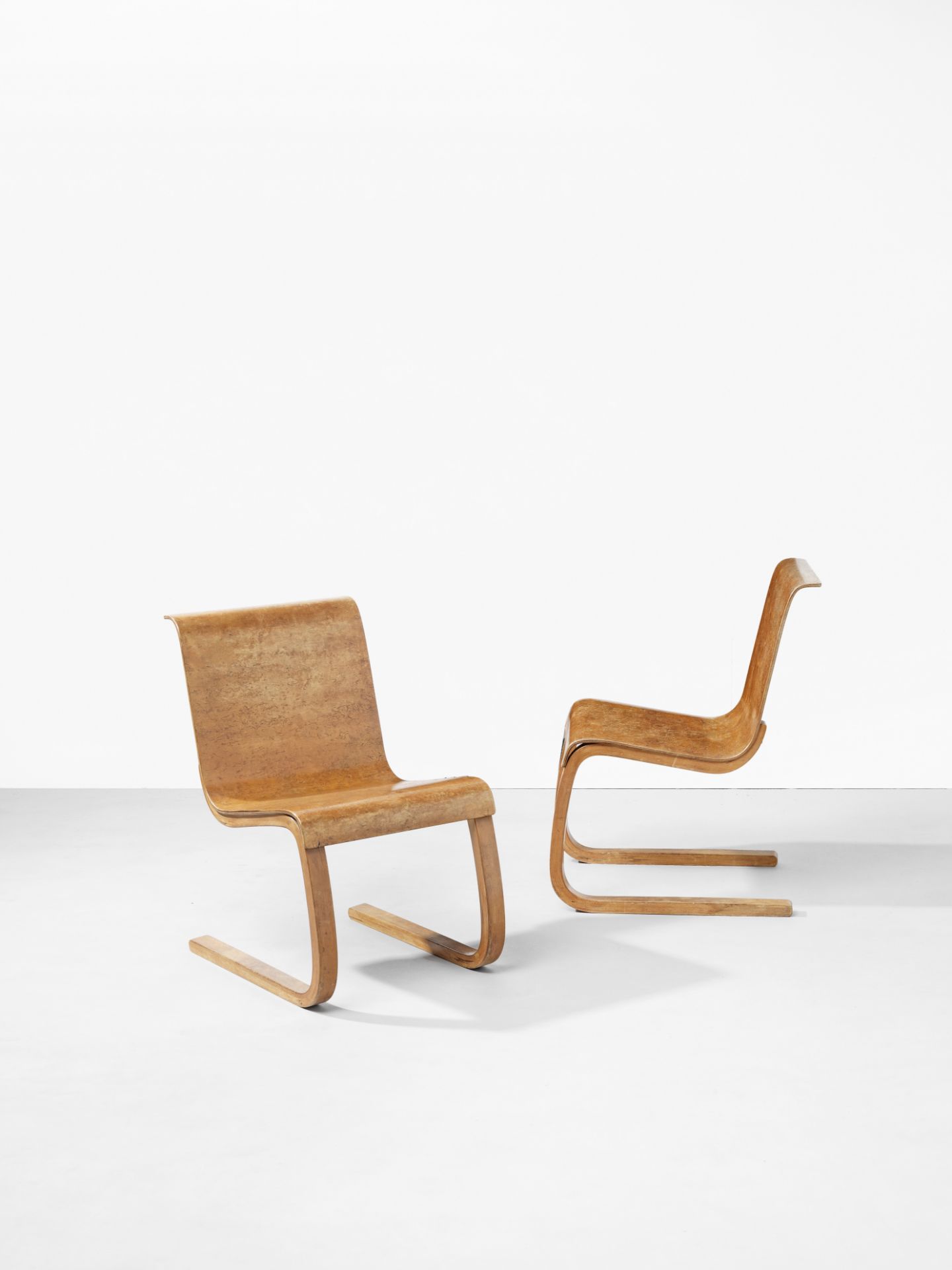 Alvar Aalto Pair of early chairs, model no. 21, 1930s