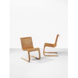 Alvar Aalto Pair of early chairs, model no. 21, 1930s