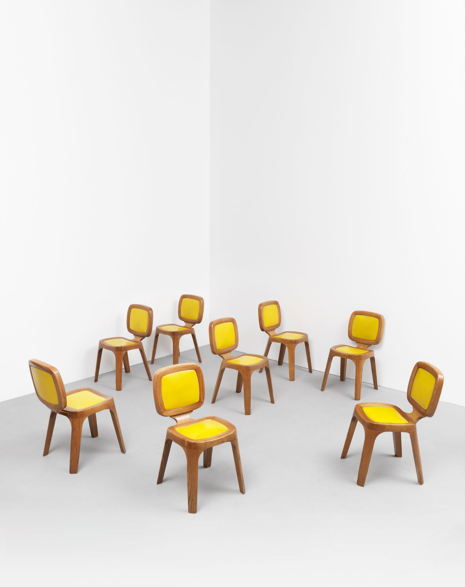 Marc Newson Set of eight 'Coast' dining chairs, from the Coast Restaurant, London, 1995