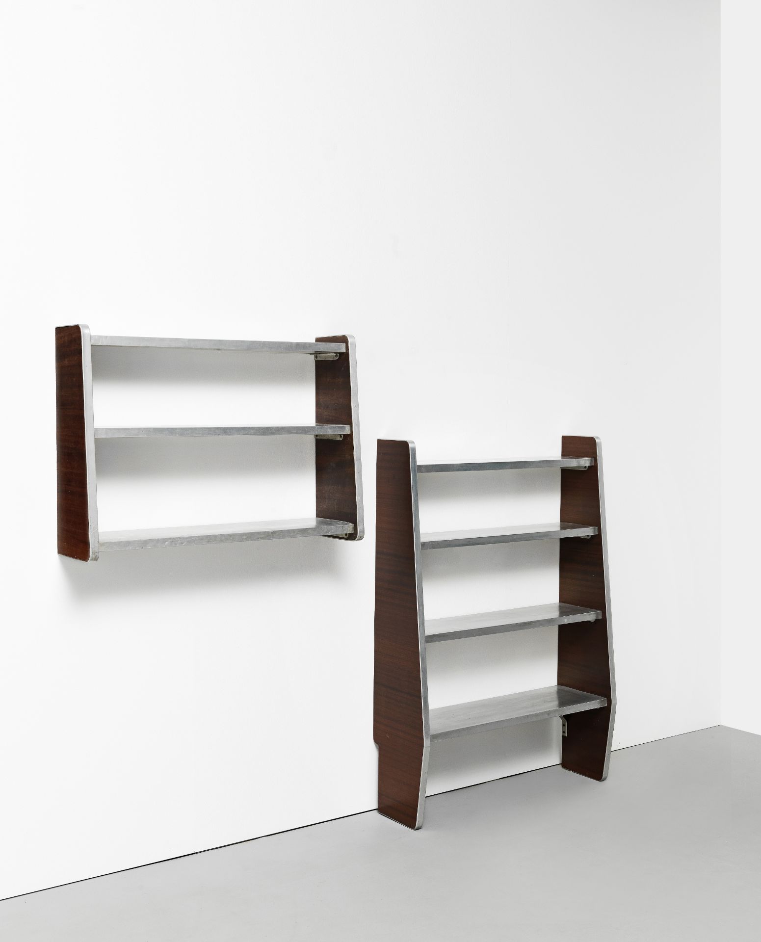 Ernest Race Wall-mounted 'BA' shelving unit, circa 1945