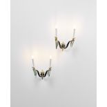 Max Ingrand Pair of wall lights, circa 1955