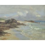 John McGhie (British, 1867-1952) Sands of Iona