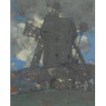 James Watterson Herald (British, 1859-1914) Windmill 51.8 x 42.5 cm. (20 3/8 x 16 3/4 in.)