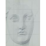 Alison Watt OBE (British, born 1965) Study of a face 28.5 x 22 cm. (11 1/4 x 8 11/16 in.) (Drawn ...