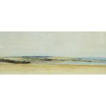 James F T Morrison RSA RSW LLD (British, 1932-2020) Tay Estuary 49.5 x 121 cm. (19 1/2 x 47 5/8 in.)