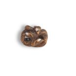 A WOOD NETSUKE OF A PILE OF FISHES By Hidari Issan, Iwashiro, Edo period (1615-1868), early/mid 1...