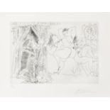 Pablo Picasso (1881-1973) Rapha&#235;l et la Fornarina. VIII, from Series 347, 1968 (Printed by A...