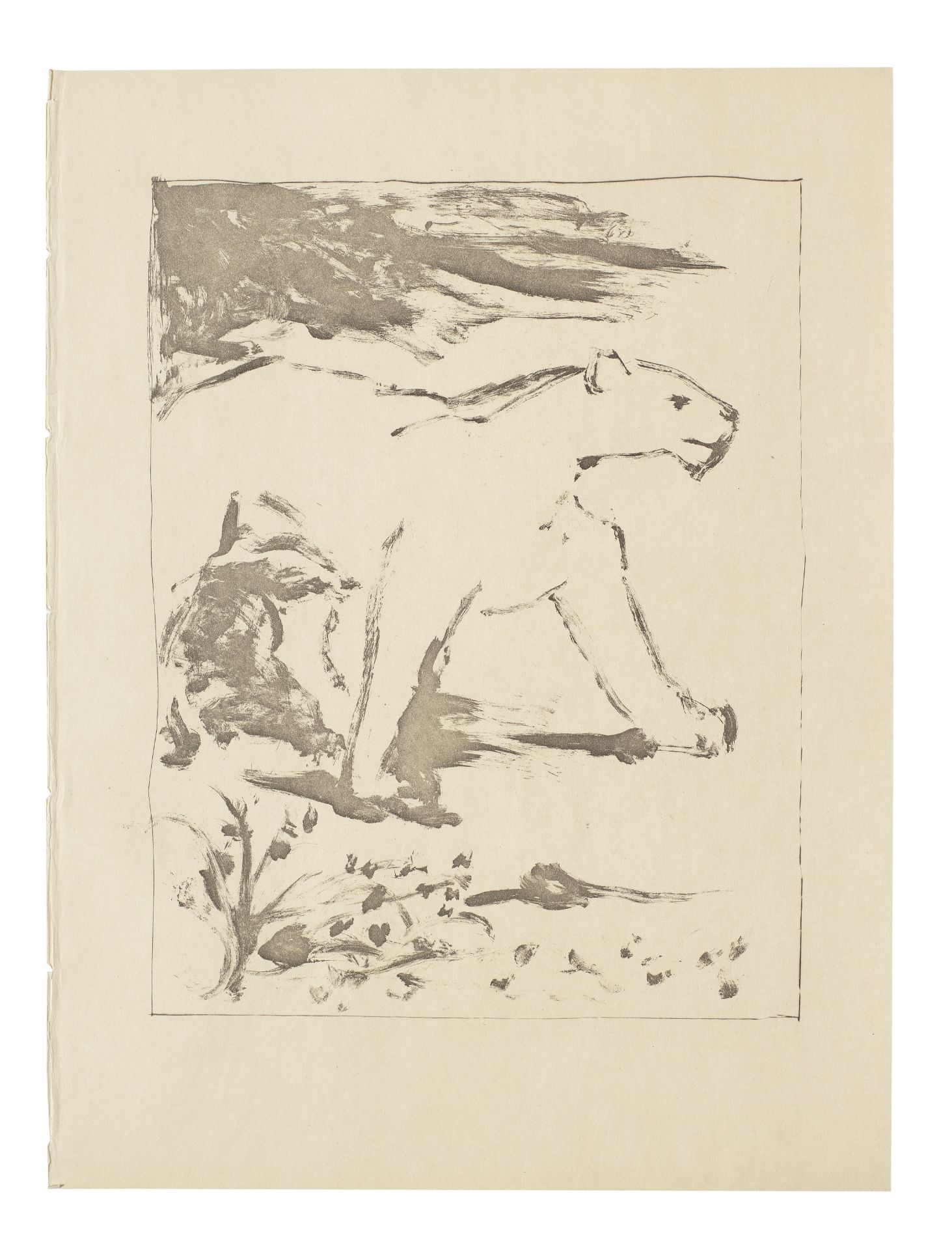 Pablo Picasso (1881-1973) La Lione; Le Vautour from Histoire Naturelle (Eaux-fortes originales po...
