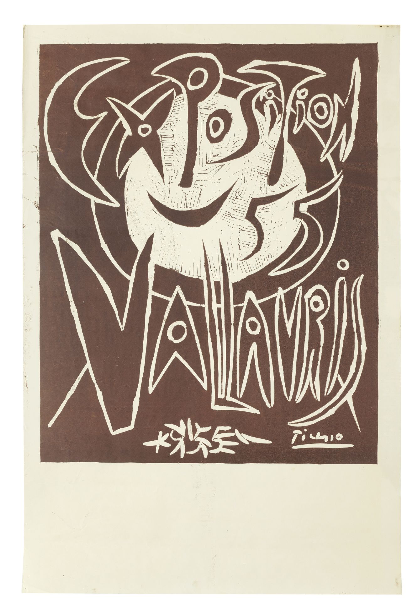 Pablo Picasso (1881-1973) Exposition 55 Vallauris, 1955 (This work is from the edition of 600, pr...