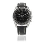 Omega. A stainless steel manual wind chronograph wristwatch offered from the original owner Spee...