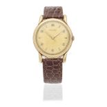 International Watch Company. An 18K gold manual wind wristwatch Circa 1950