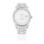 Rolex. A stainless steel automatic calendar bracelet watch with roulette date wheel Datejust, Re...