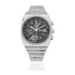 Omega. A stainless steel automatic calendar chronograph bracelet watch Speedmaster 125, Ref: 378...