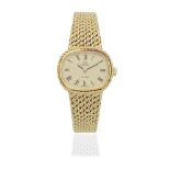 Omega. A lady's 18K gold manual wind bracelet watch De Ville, Ref: 511 8816, Circa 1979