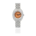 Doxa. A lady's stainless steel automatic calendar bracelet watch Sub 200 Coralline, Ref: 8009 4,...